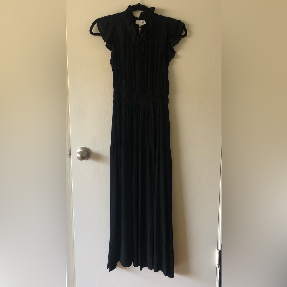 MELLODAY MAXI BLACK DRESS